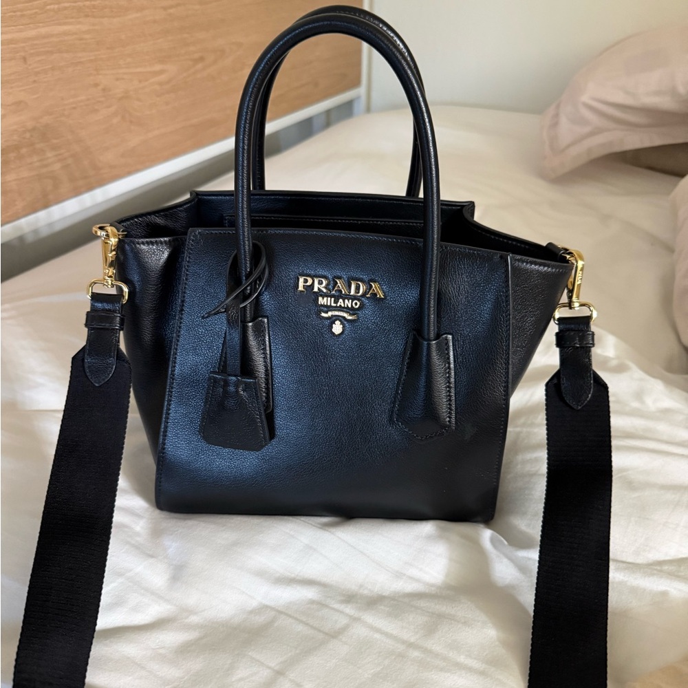 Prada Black Leather Satchel